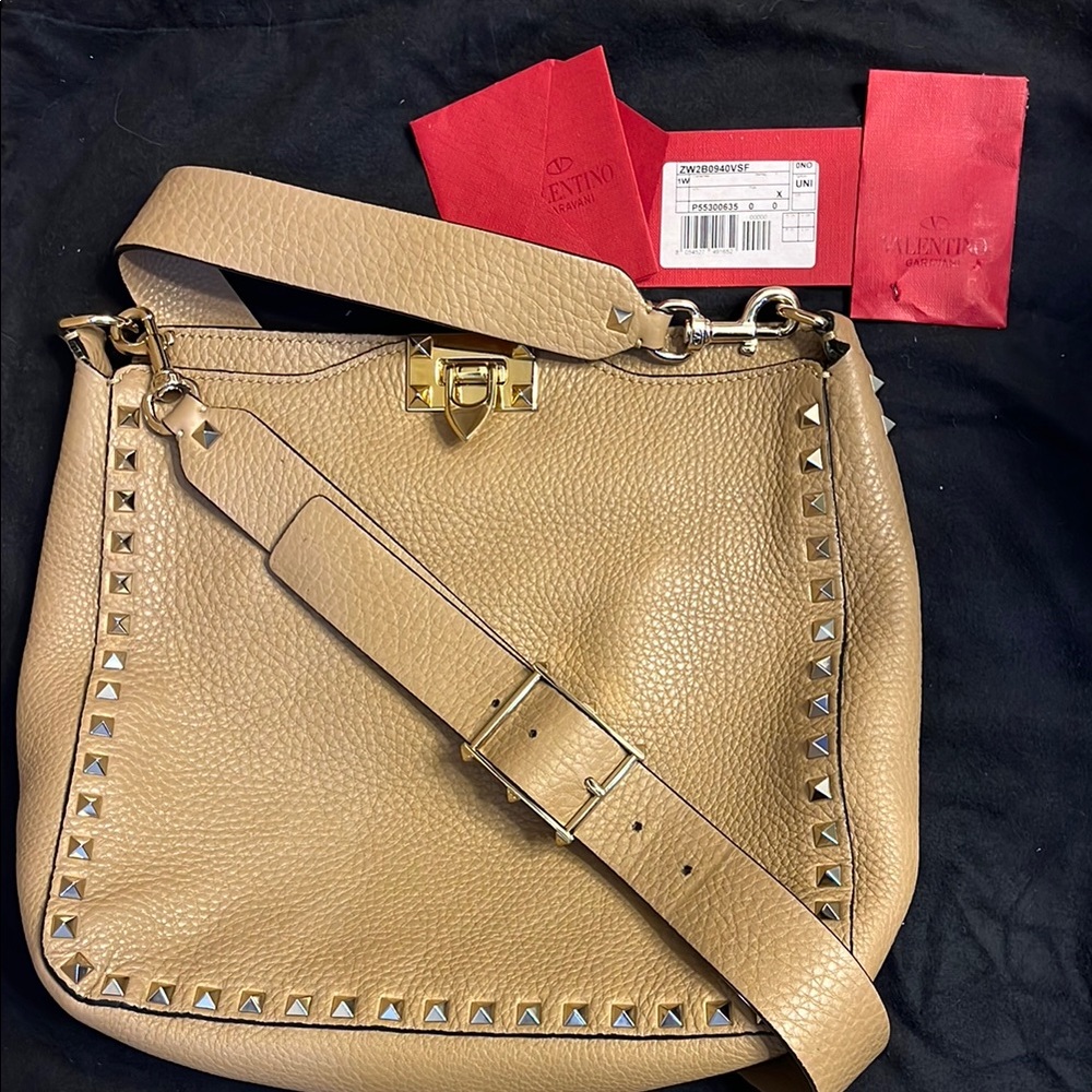 Valentino Rockstud Hobo bag